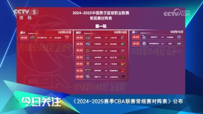 CBA赛程直播哪个台?2024-2025赛季完整观赛指南来了 CBA赛程直播哪个台?2024-2025赛季完整观赛指南来了